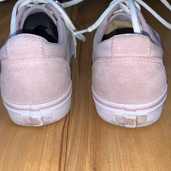 Vans Women's Pink Suede Sneakers - Picture 8 of 10